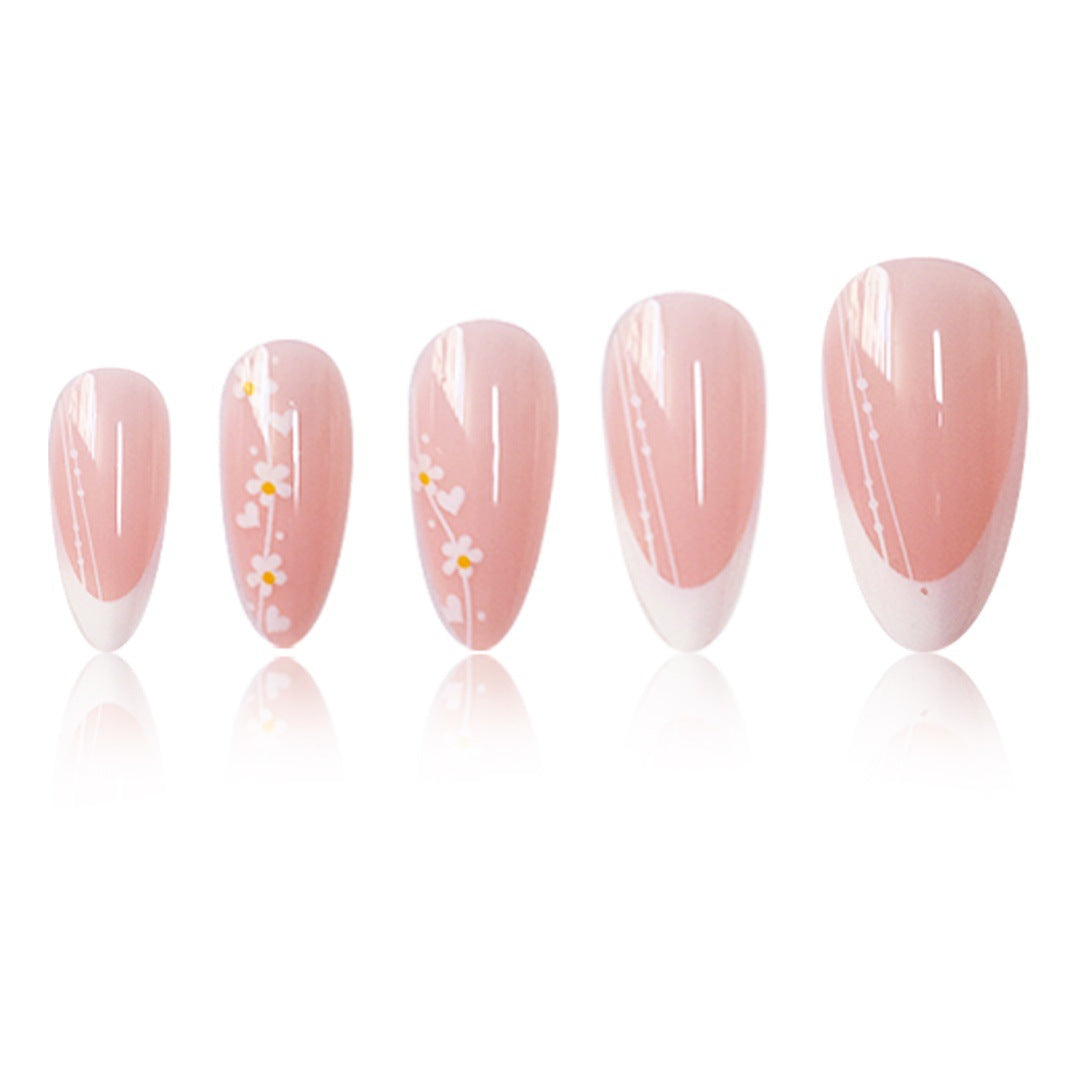 Artistic Floral Gradient Press-On Nail Set Acalora