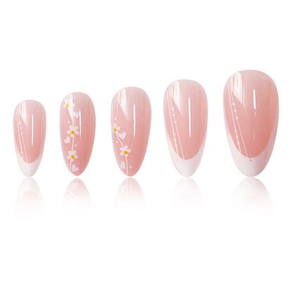 Artistic Floral Gradient Press-On Nail Set Acalora