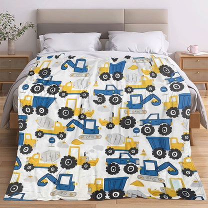 Cartoon-Themed Fleece Blanket