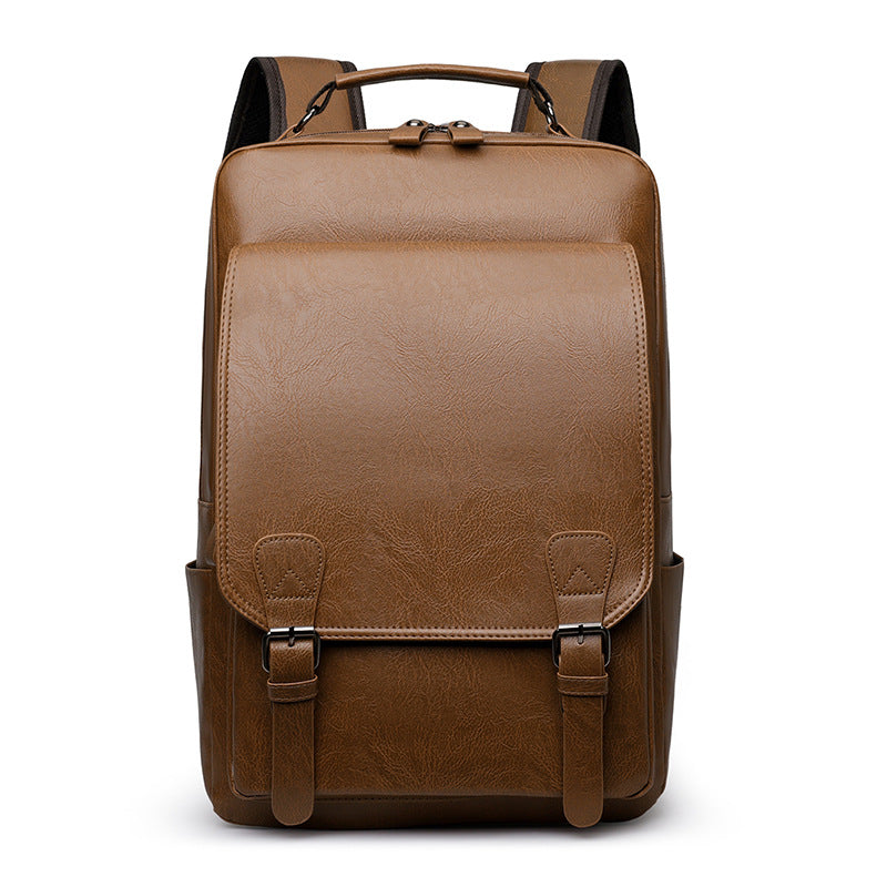 Stylish Leather Backpack Acalora