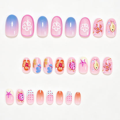 Whimsical Ocean Animal Nail Art Set Acalora