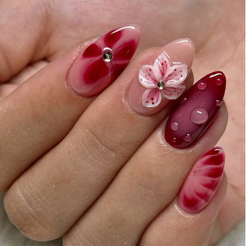 Floral-Inspired Press-On Nail Set Acalora