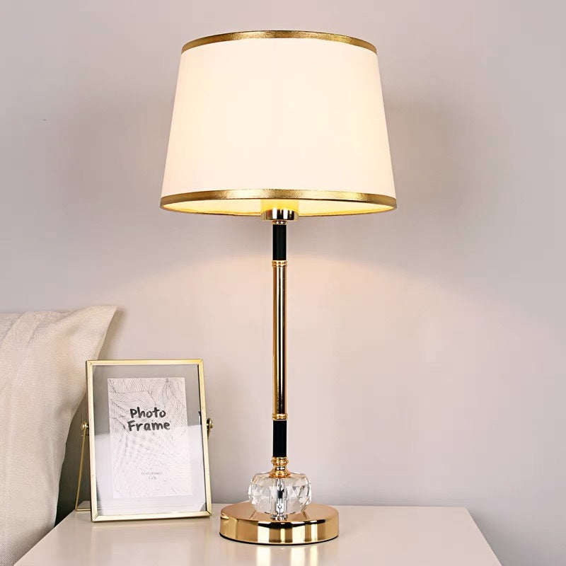 Elegant Black and Gold Table Lamp