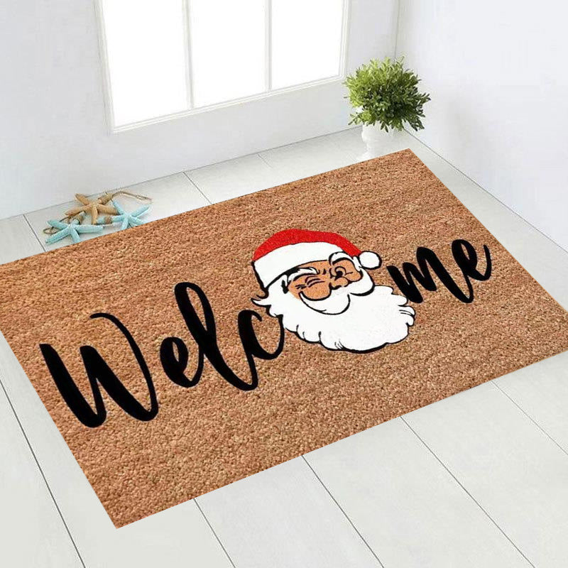 Holiday-Themed Welcome Mat