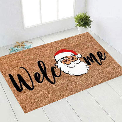 Holiday-Themed Welcome Mat