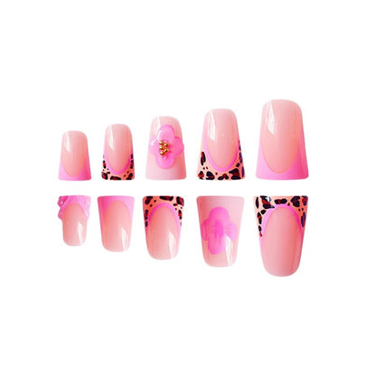 Floral Design Press-On Nail Set Acalora