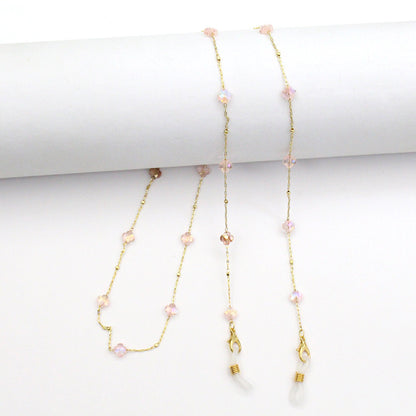 Elegant Crystal-Designed Eyewear Chain Acalora