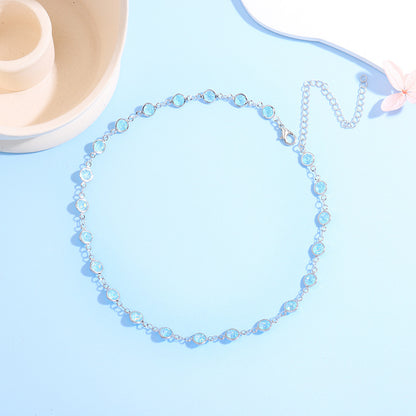 Sparkling Crystal Choker Necklace Acalora