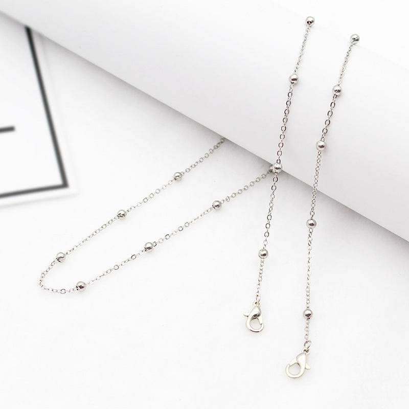 Elegant Pearl-Linked Eyewear Chain Acalora