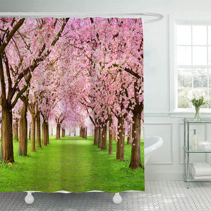 Floral Cherry Blossom Shower Curtain