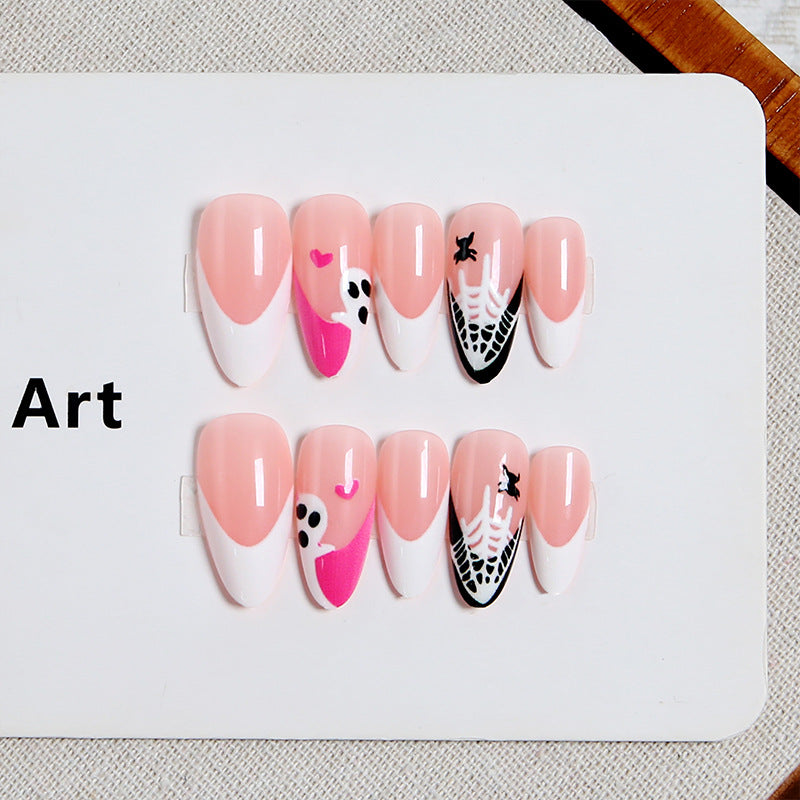 Halloween-themed artificial nails Acalora