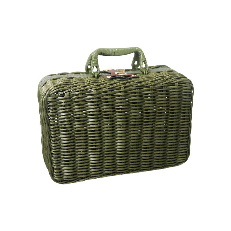 Handcrafted Woven Picnic Basket Acalora 1787892945