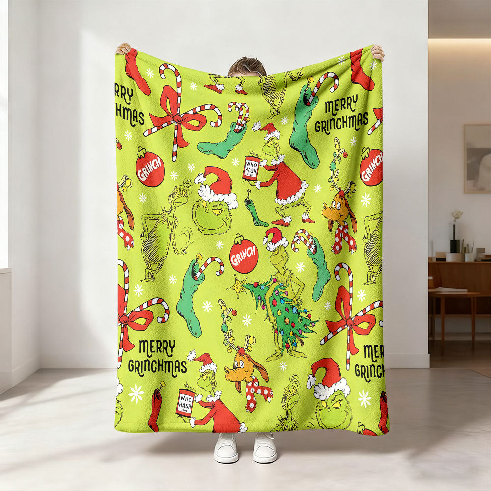 Unisex Monster Truck-Themed Fleece Blanket