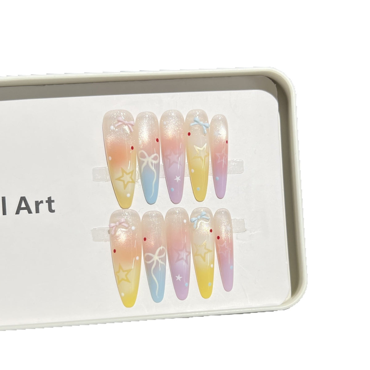 Decorative Stiletto Nail Tips Acalora