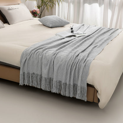 Cozy Knit Throw Blanket