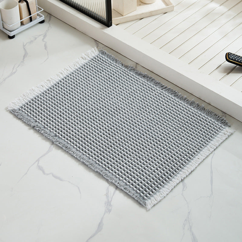 Textured Bathroom Rug
