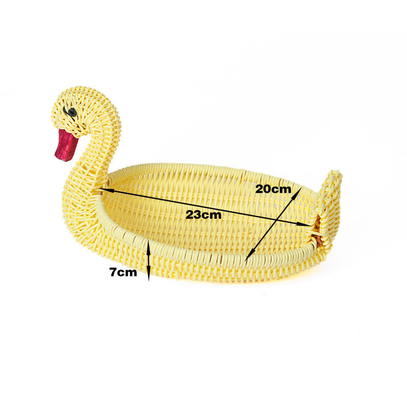 Decorative Wicker Duck Acalora