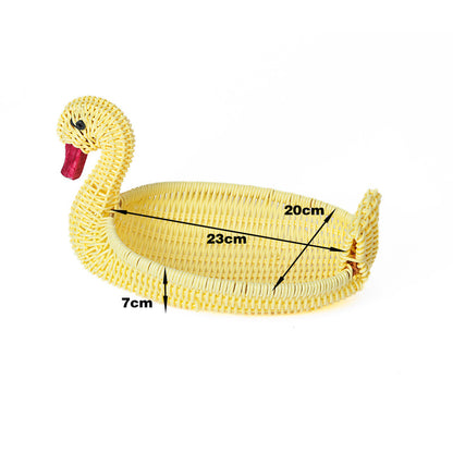 Decorative Wicker Duck Acalora