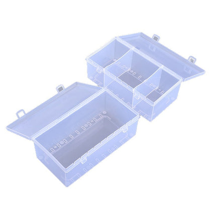 Large Clear Craft Storage Case Acalora
