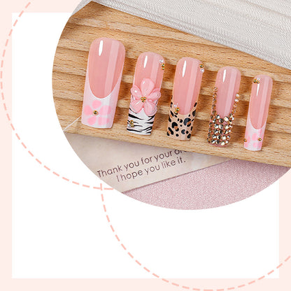 Elegant Decorative Press-On Nail Set Acalora 1788495542