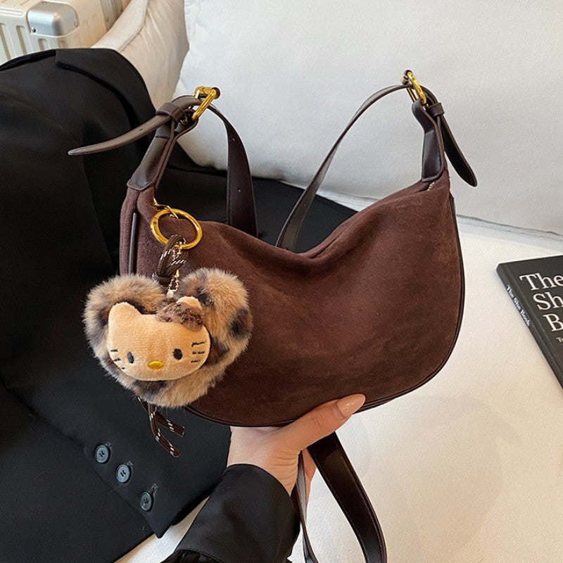 Suede Hobo Bag Acalora