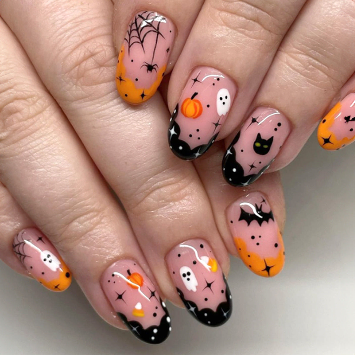 Halloween Themed Press-On Nail Set Acalora 1788495966