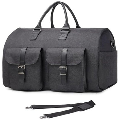 Premium Leather Weekender Duffle Bag Acalora