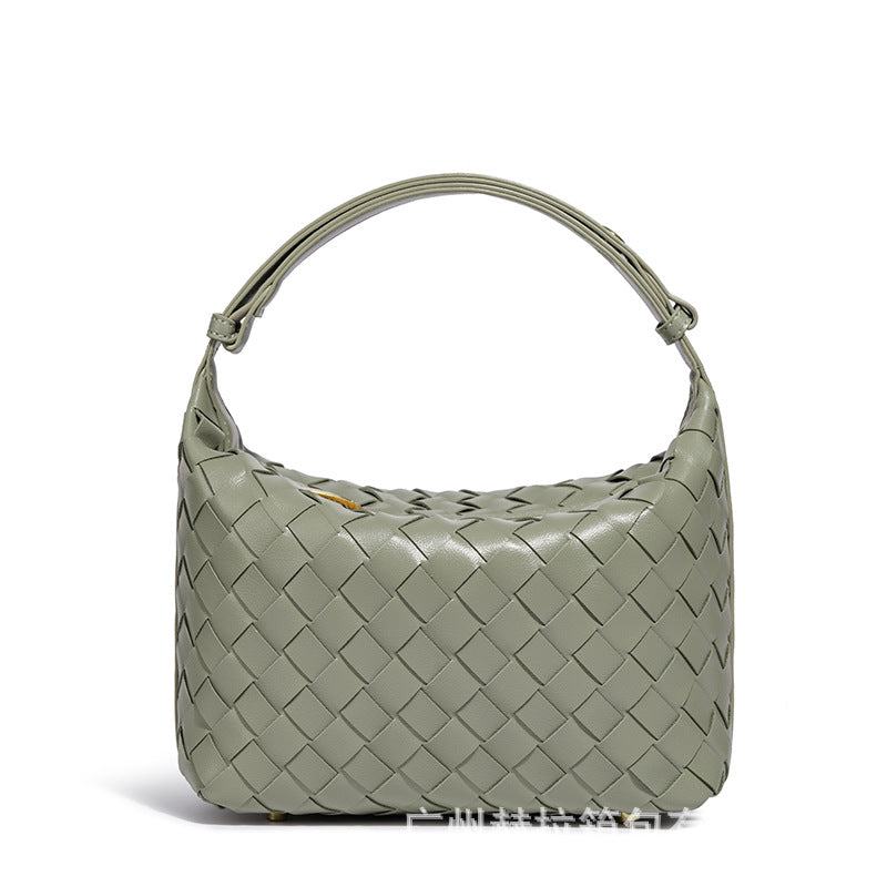 Handmade Woven Leather Mini Bag Acalora