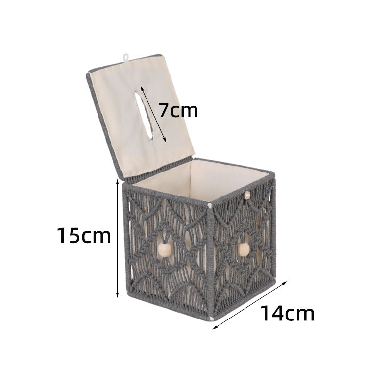 Macrame Storage Box Acalora