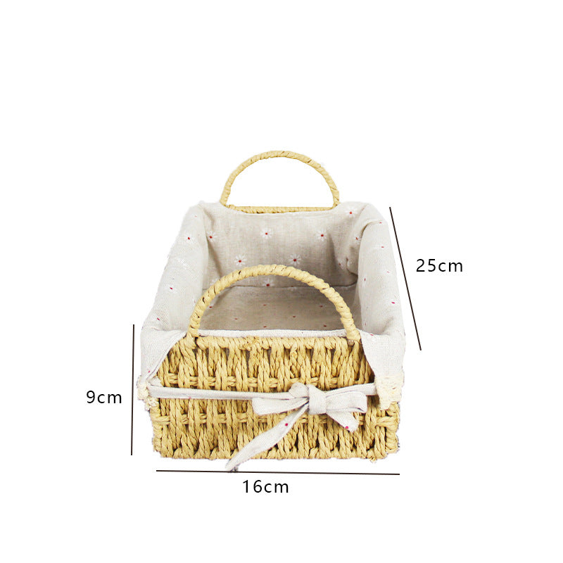 Handcrafted Woven Storage Basket Acalora