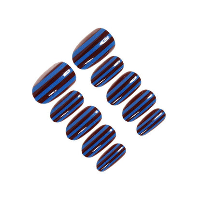 Stylish Striped Nail Wraps Acalora