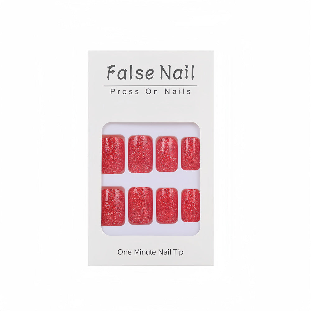 Glittering artificial nails with high-gloss effect Acalora