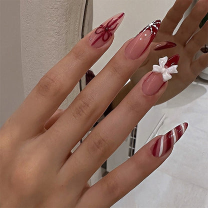 Gradient Style Press-On Nails with Closure Kit Acalora