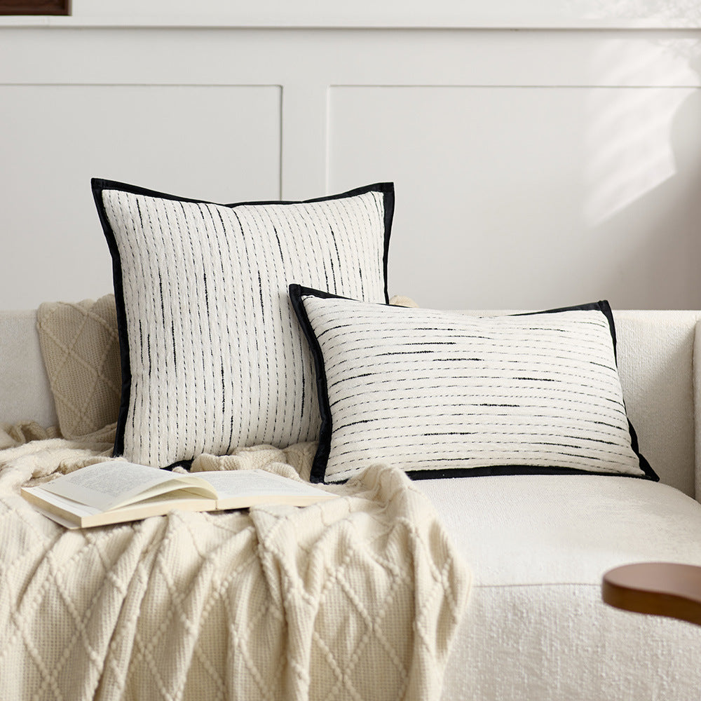 Chic Textured Decorative Cushion