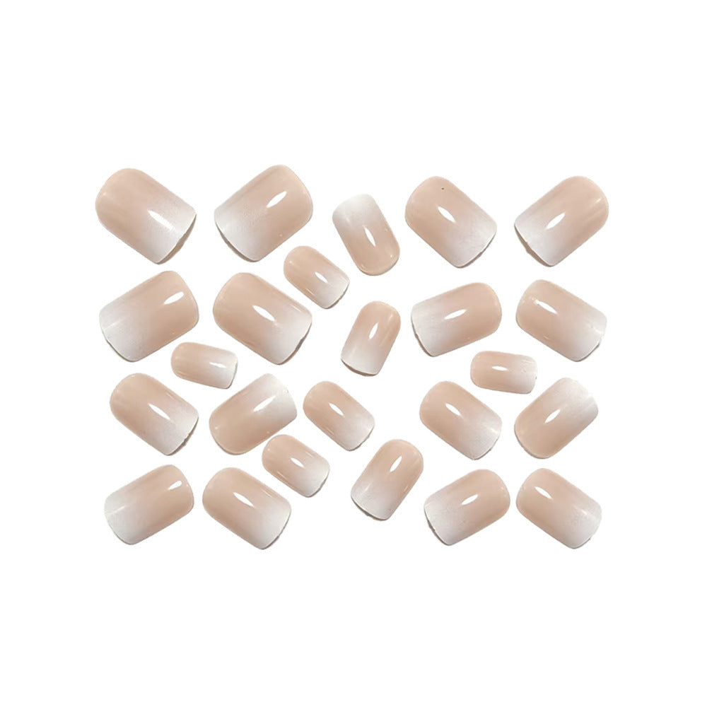 Artificial nails in modern ombre look Acalora