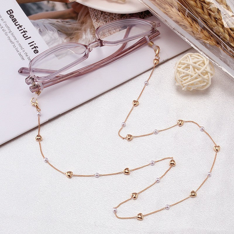 Heart Pendant Eyewear Chain Acalora
