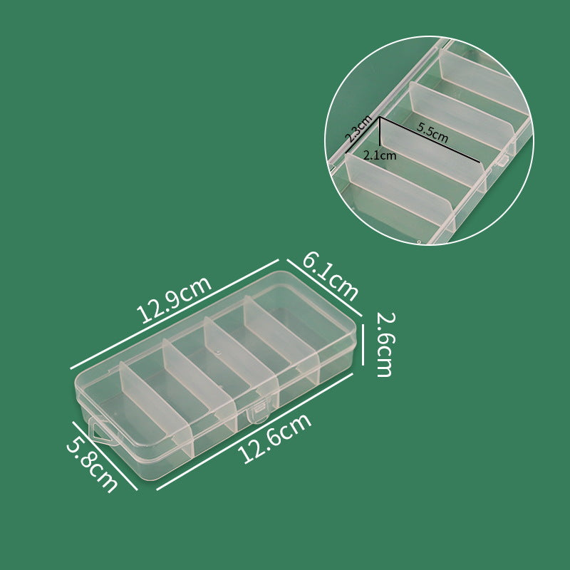 Clear Multi-Compartment Storage Case Acalora