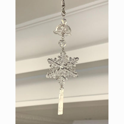 Decorative Crystal Snowflake Pendant Acalora