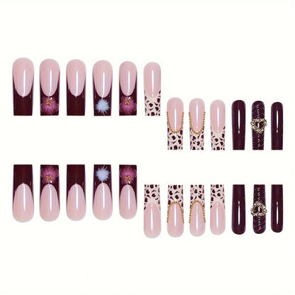 Artistic Long Nail Wraps Acalora