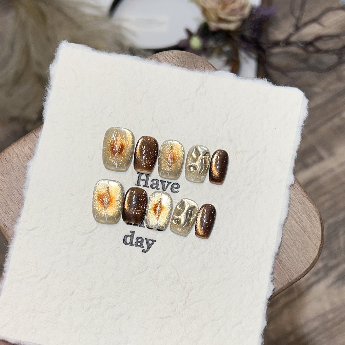 Artistic Press-On Nail Art Set Acalora