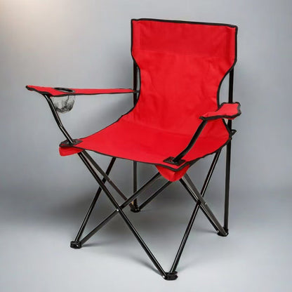 Ladies folding chair with extra comfort and cup holder Bowlift