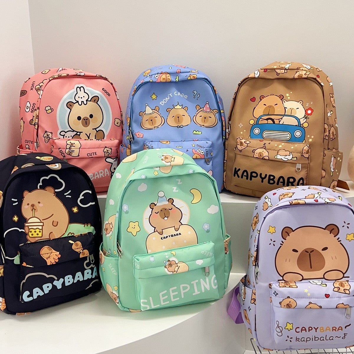 Cute Cartoon-Themed Backpack Acalora