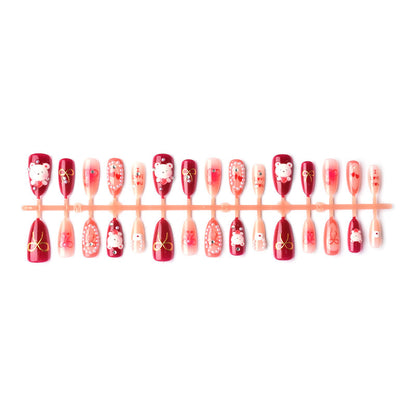 Creative Nail Art Set with Playful Designs Acalora
