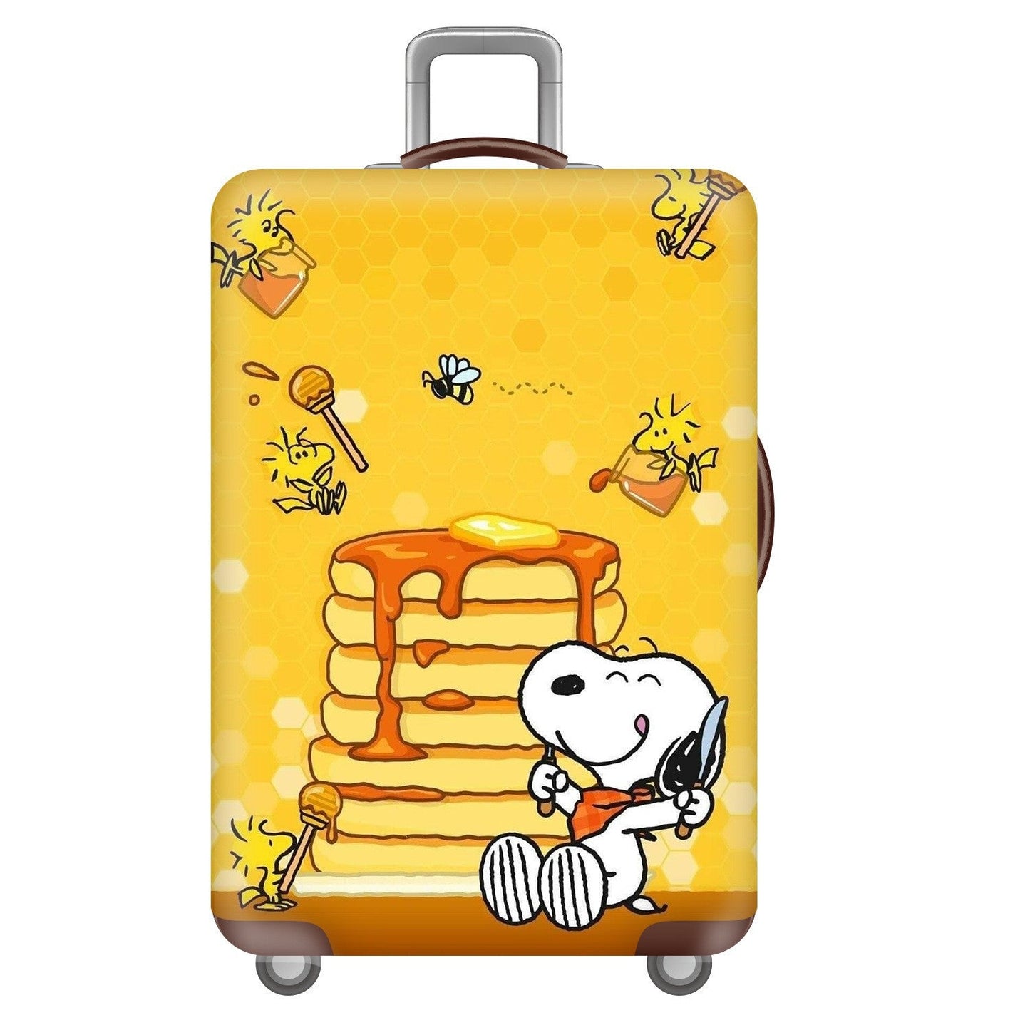 Unisex hard-shell travel suitcase with playful Snoopy motif Brehn