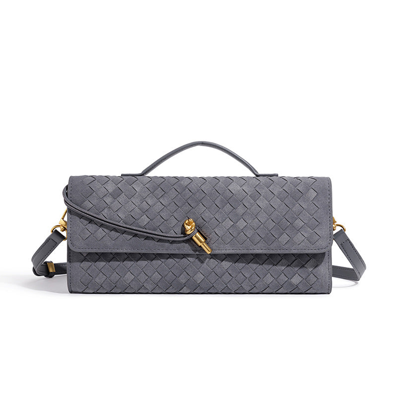 Textured Woven Clutch Purse Acalora