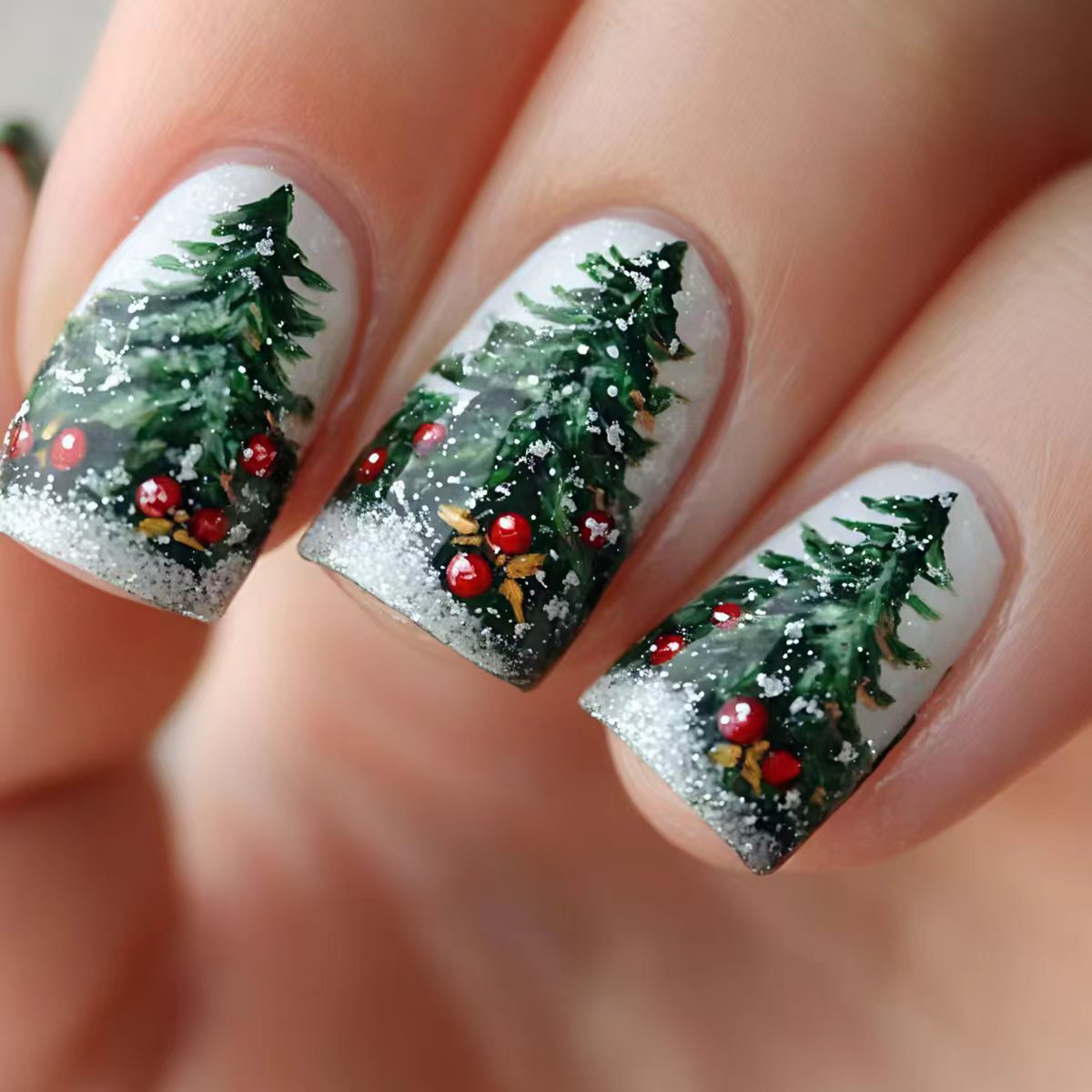 Festive Winter-Themed Nail Art Acalora 1788155526