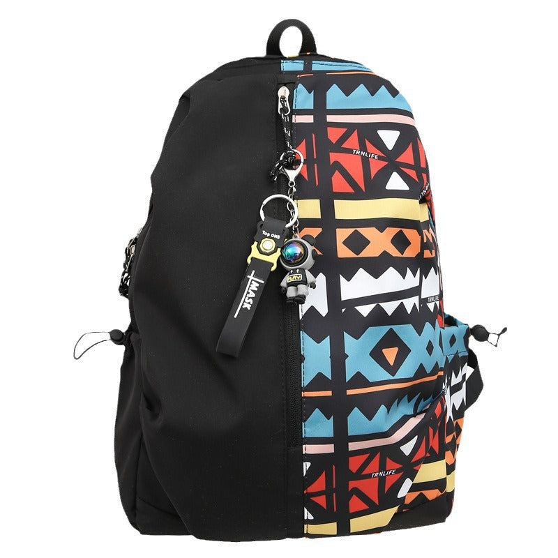 Graphic Print Backpack Acalora