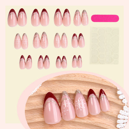 Glamorous Stiletto Press-On Nail Art Set Acalora