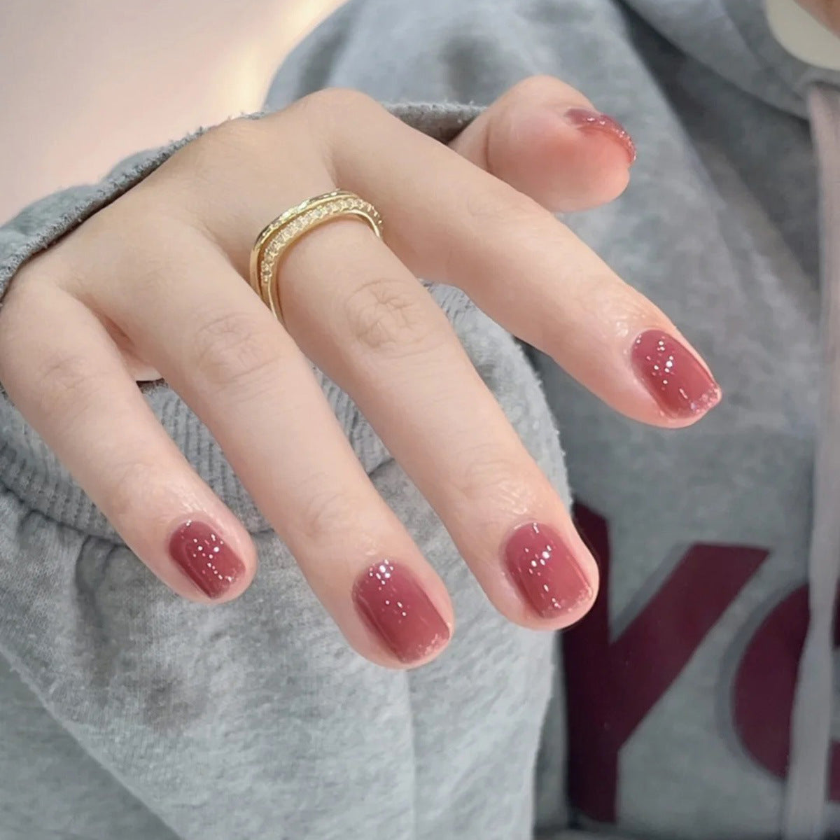 High-Gloss Gel Nail Tips Acalora
