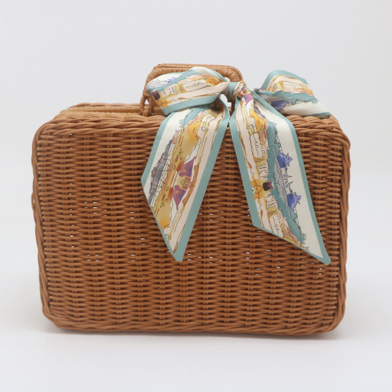 Handcrafted Woven Picnic Basket Acalora